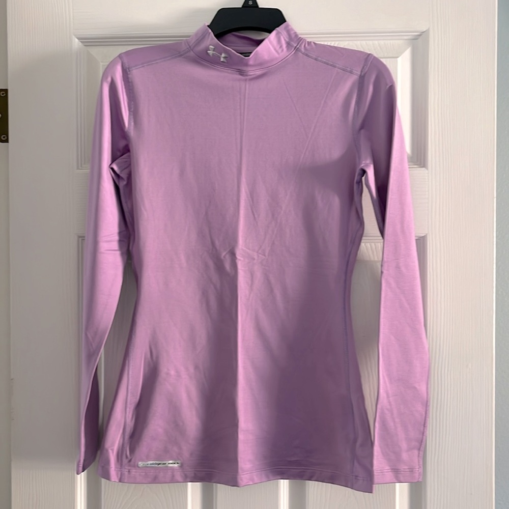 Under Armour Coldgear mock neck athletic shirt
